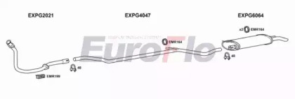 Система выпуска ОГ EuroFlo PG30513 2001